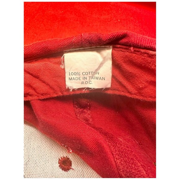 Goldschlager "Yikes!" Cap Red Fabric Adult Men's One Size Snap Adjustable - Picture 3 of 4